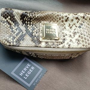 NWT Herve Leger by Max Azria Cosmetic Pouch